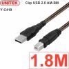 Cáp máy in USB 2.0 UNITEK 1.8M 3M 5M 10M