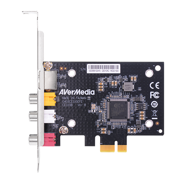  Card ghi hình AverMedia CE310B PCIe 1X to Video, S-Video 