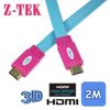 Cáp HDMI 4K siêu mỏng Z-TEK 3M-5M chuẩn 1.4 - Dây cáp HD dẹp mỏng 4K 3D 1080P V1.4 chính hãng Z-TEK