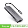 Bộ chuyển USB-C ra HDMI + Hub 3 USB 3.0 + USB-C PD UGREEN 50209