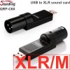 USB to XLR 3 pin male Soundking QRP-C60