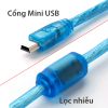 Cáp lập trình PLC màn hình cảm ứng Mitsubishi USB-FX3G / FX3A / FX3GA 1.5 mét