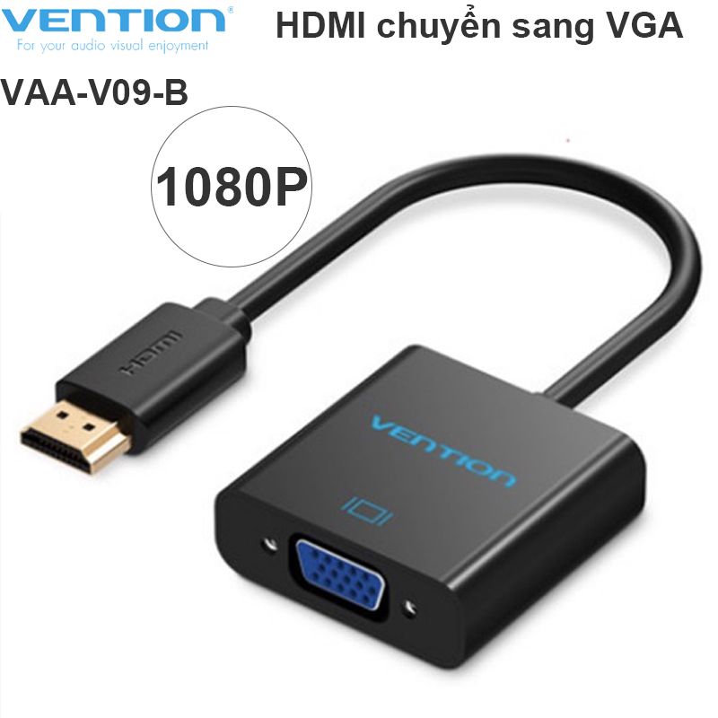 HDMI ra VGA adapter 20Cm Vention VAA-V09-B 1080P