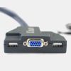 KVM switch 2 port VGA dạng cáp Kinan KA1302