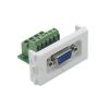 Đế VGA 3+6 âm tường loại vặn vít & Đế VGA âm tường dạng cắm trực tiếp