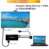 VGA + Audio ra HDMI-DVI-VGA có audio 3.5mm 25Cm CableDeconn