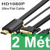 Dây cáp chuyển VGA + Audio sang HDMI 2 Mét 3 Mét full HD 1080P