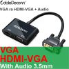 VGA ra HDMI VGA 1080P Audio 3.5mm 25Cm CableDeconn