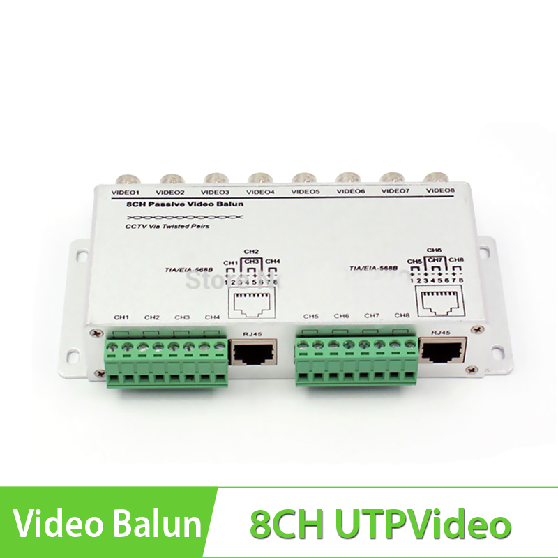 8CH Passive UTP Video Balun