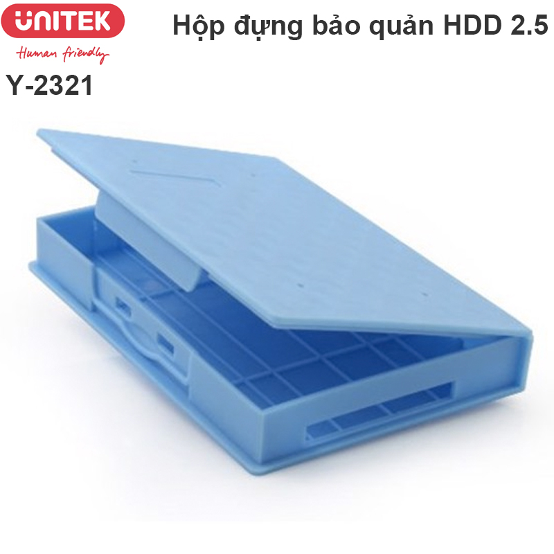 Hộp nhựa bảo vệ bảo quản đánh dấu ổ cứng SSD HDD 2.5 UNITEK Y-2321