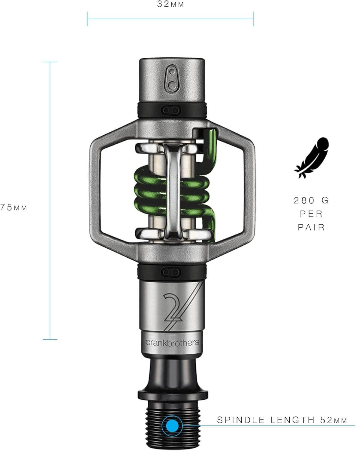 Bàn Đạp Cá 2 Chấu | Eggbeater 2 Clipless Pedals