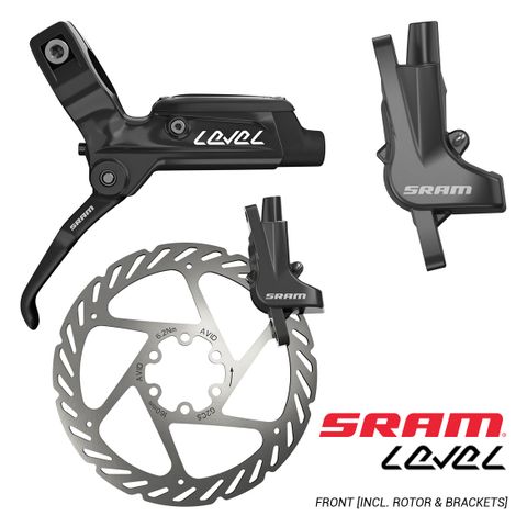 SRAM LEVEL FRONT DISC BRAKE SET