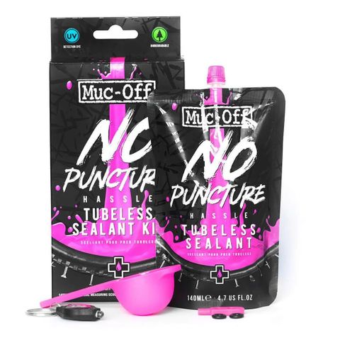 Bộ Keo Tự Vá Vỏ Không Ruột Muc Off | No Puncture Hassle Tubeless Sealant Kit 140ml