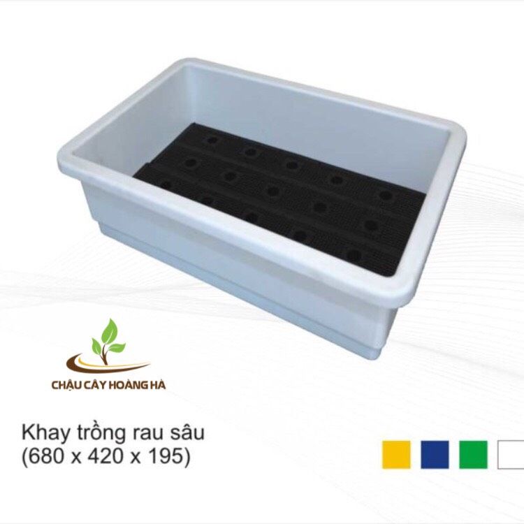 Khay trồng rau sâu 19,5 cm