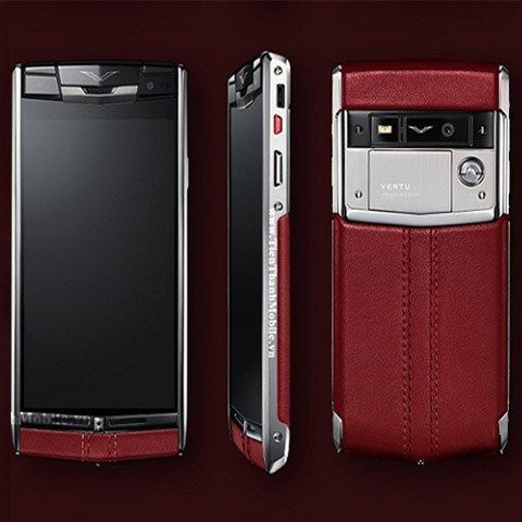 Vertu Signature Touch Claret Leather