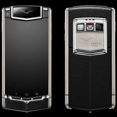 Vertu Ti Black Leather