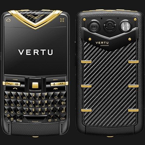 Vertu Quest Black Yellow Gold Carbon