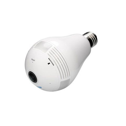 Camera an ninh 3D hình bóng đèn Wifi Globe Panoramic Cam