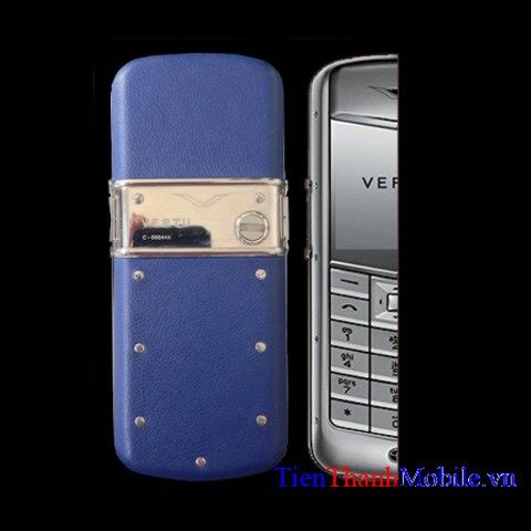Vertu Constellation Satin Blue Leather