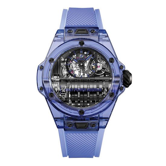 Đồng hồ Hublot Big Bang MP-11 Power Reserve 14 Days Blue Sapphire Watch 45mm 911.JL.0119.RX