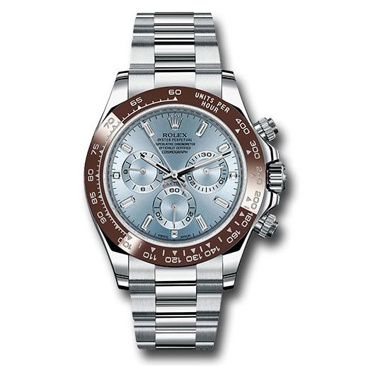 Đồng hồ Rolex 950 Platinum Cosmograph Daytona Ice Blue Diamond Dial 116506 id 40mm
