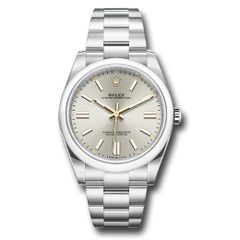 Đồng hồ Rolex Oyster Perpetual Domed Bezel Silver Index Dial Oyster Bracelet 124300 sio 41mm