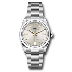 Đồng hồ Rolex Oyster Perpetual Domed Bezel Silver Index Dial Oyster Bracelet 126000 sio 36mm