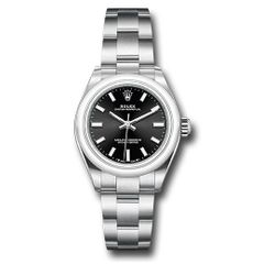 Đồng hồ Rolex Oyster Perpetual Domed Bezel Black Index Dial Oyster Bracelet 276200 bkio 28mm
