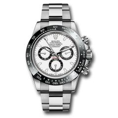 Đồng hồ Rolex Steel Cosmograph Daytona White Panda Index Dial 116500LN w 40mm