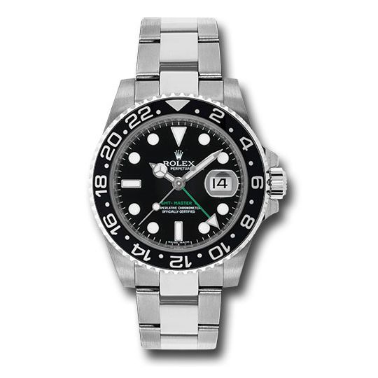 Đồng hồ Rolex Steel GMT-Master II 116710LN 40mm Oyster Bracelet