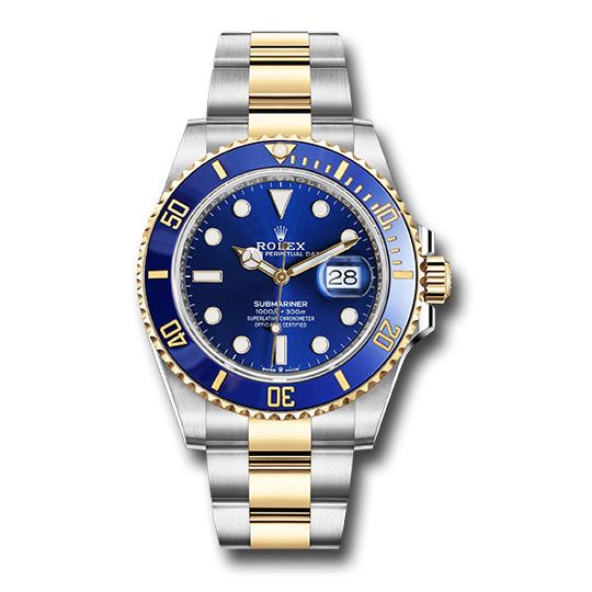 Đồng hồ Rolex Steel and Gold Submariner Date Blue Bezel Blue Dial 126613LB 41mm