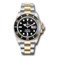 Đồng hồ Rolex Steel and Gold Submariner Date Black Bezel Black Dial 126613LN 41mm