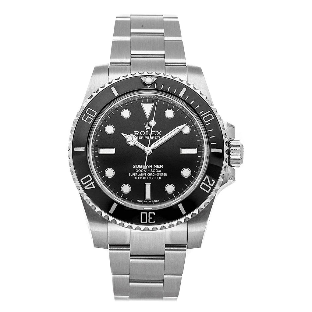 Đồng hồ Rolex Steel No-Date Submariner Black Dial 114060 40mm