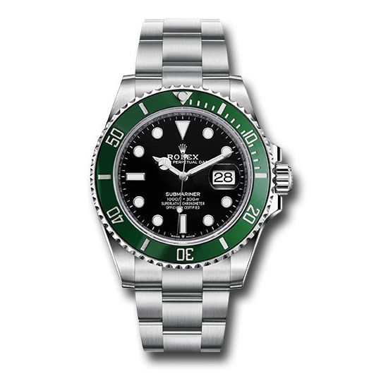 Đồng hồ Rolex Steel Submariner Date The Starbucks Green Bezel Black Dial 126610LV 41mm