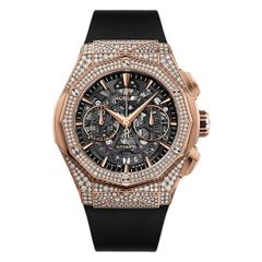 Hublot Classic Fusion Aerofusion Chronograph Orlinski King Gold Pavé 525.OX.0180.RX.1704.ORL19 45mm