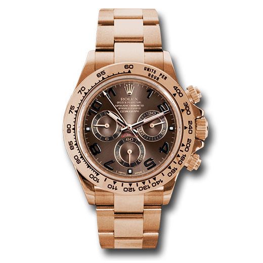 Đồng hồ Rolex Everose Gold Cosmograph Daytona Chocolate Arabic Dial 116505 choca 40mm