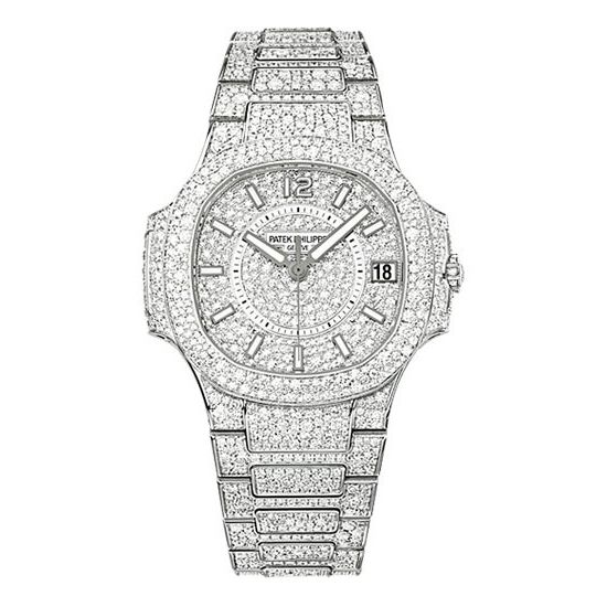 Đồng hồ nữ Patek Philippe Ladies Nautilus White Gold 34mm 7021/1G-001