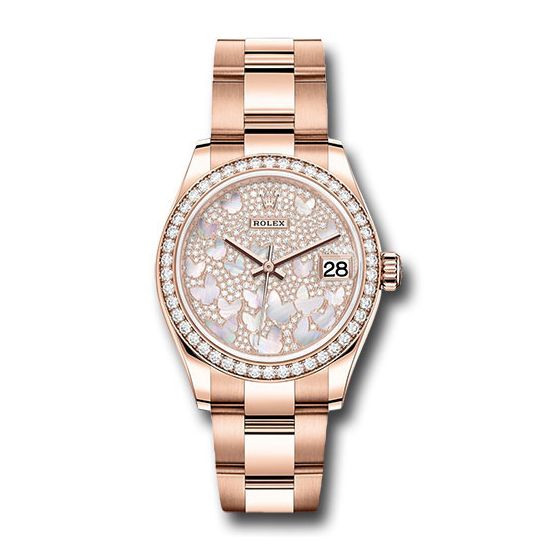 Đồng hồ nữ Rolex Everose Gold Datejust 31 278285RBR pmopbo