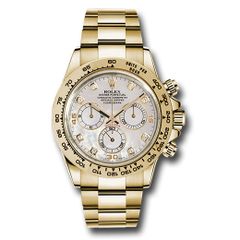 Đồng hồ Rolex Yellow Gold Cosmograph Daytona Mother-Of-Pearl Diamond Dial 116508 md 40mm