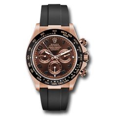 Đồng hồ Rolex Everose Gold Cosmograph Daytona Chocolate Arabic Dial Black Oysterflex Strap 116515LN choof 40mm