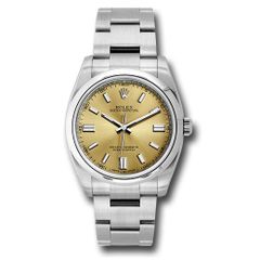 Đồng hồ Rolex Steel Oyster Perpetual Domed Bezel White Grape Index Dial 116000 wgio 36mm