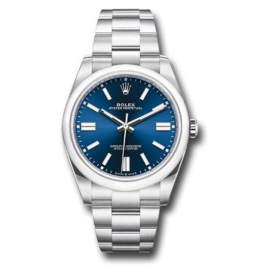 Đồng hồ Rolex Oyster Perpetual Domed Bezel Blue Index Dial Oyster Bracelet 124300 bluio 41mm