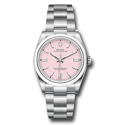Đồng hồ Rolex Oyster Perpetual Domed Bezel Candy Pink Index Dial Oyster Bracelet 126000 cpio 36mm
