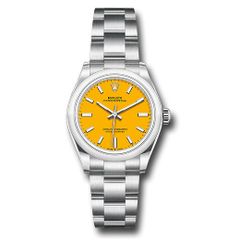 Đồng hồ Rolex Oyster Perpetual Domed Bezel Yellow Index Dial Oyster Bracelet 277200 yio 31mm