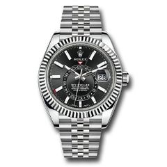 Đồng hồ Rolex Oyster Perpetual White Rolesor Sky-Dweller Black Index Dial Jubilee Bracelet 326934 bkij 42mm