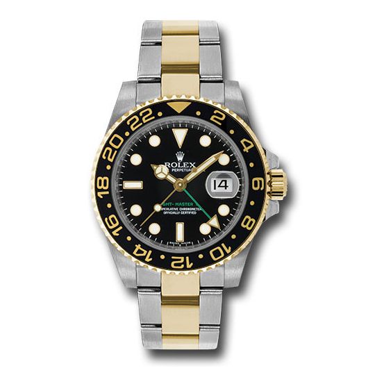 Đồng hồ Rolex Steel & 18K Yellow Gold Date GMT-Master II 40mm 116713LNPRE