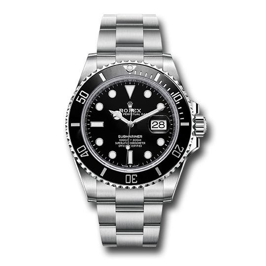 Đồng hồ Rolex Steel Submariner Date Black Bezel Black Dial 126610LN 41mm