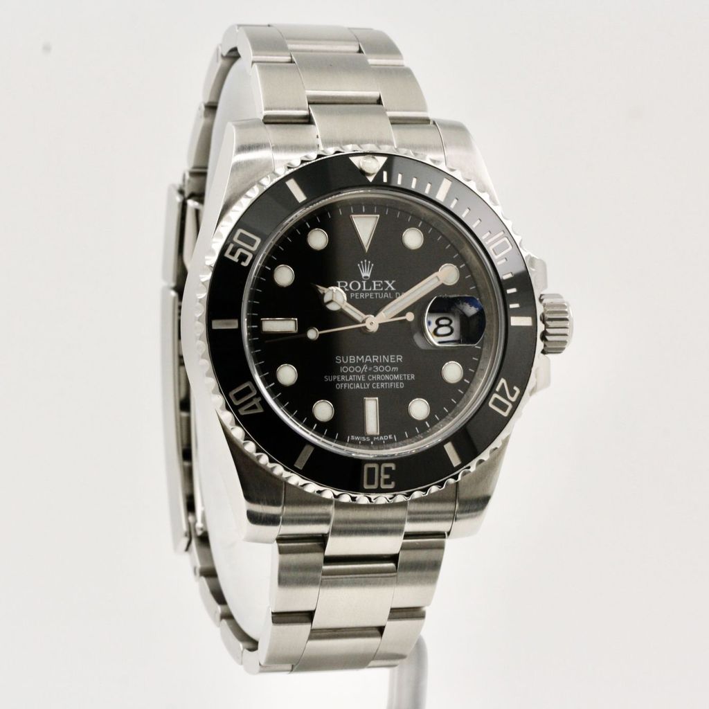 Đồng hồ Rolex Steel Submariner Date Black Dial 116610LN 40mm