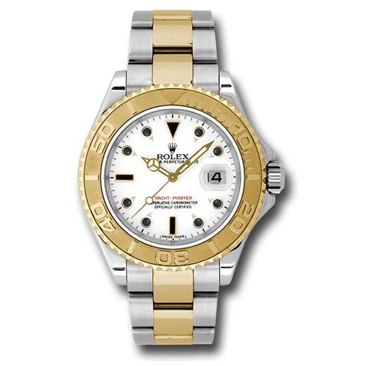 Đồng hồ Rolex Steel and Yellow Gold Yacht-Master White Dial 16623 w 40mm