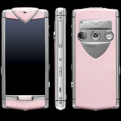 Vertu Touch Pink Leather